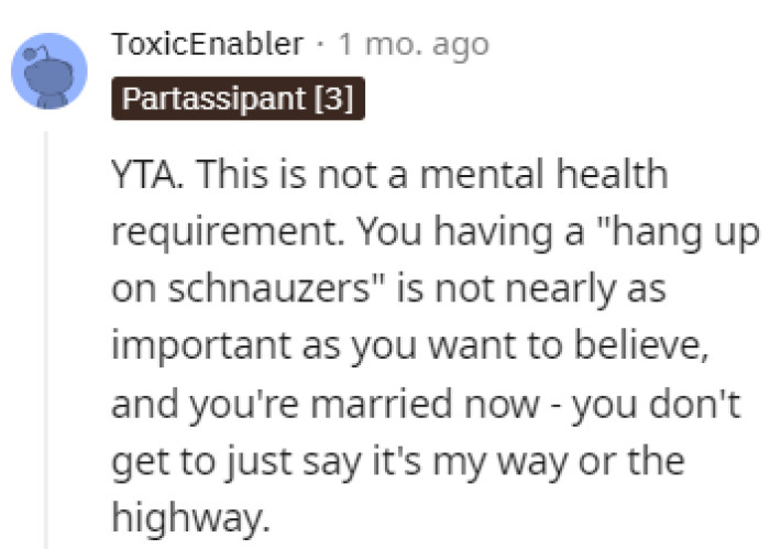 Not a mental health requirement