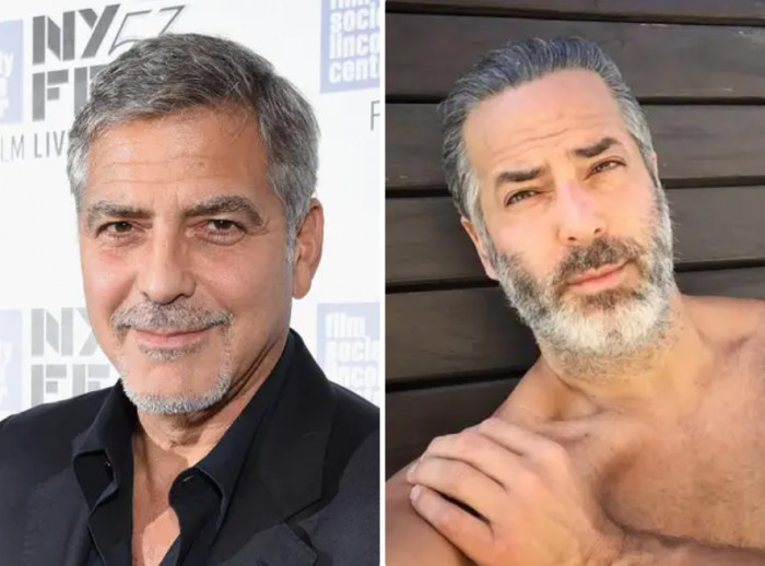 6. George Clooney and Guillermo Zapata