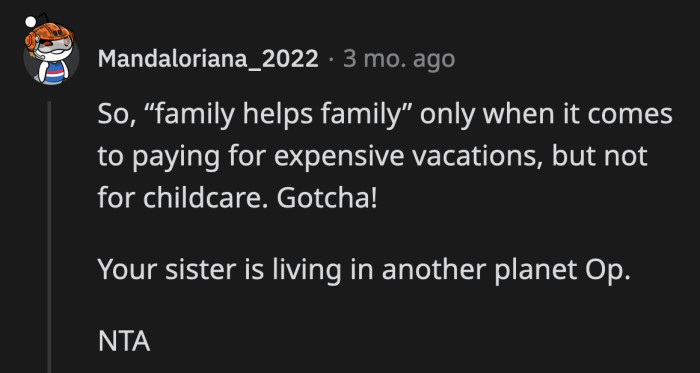 That card can only be played by the person who wants all of the benefits and none of the work.