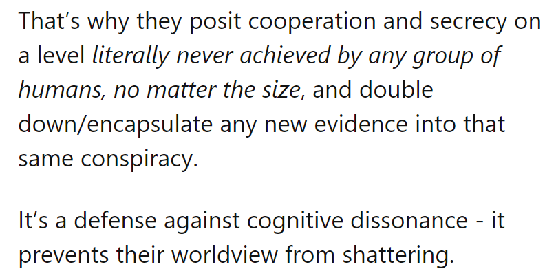 Conspiracy theories: shielding fragile worldviews since forever.