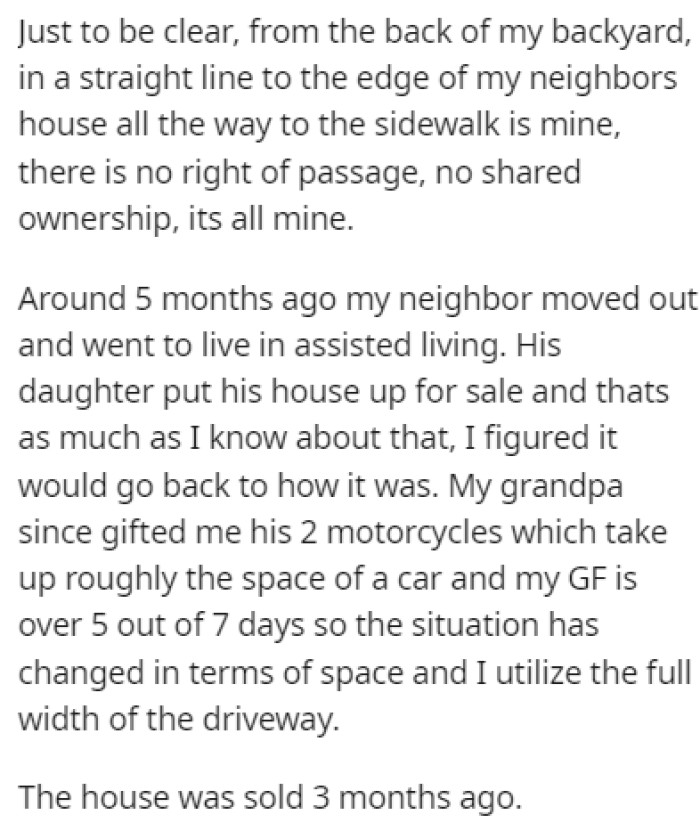 The Previous Neighbor Moved Out and Now There Are New Neighbors in That House