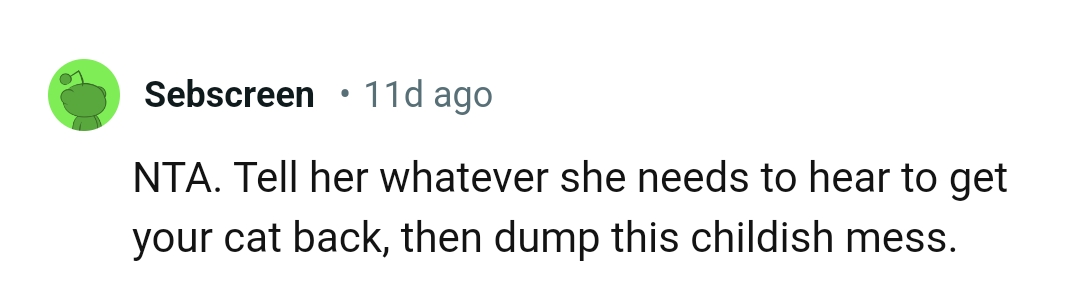 The OP Needs to Dump the Childish Mess He's Dating