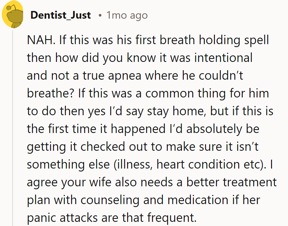 Looks like we've got a baby Sherlock here! Therapy for both: her for panic attacks, him for hypochondria!