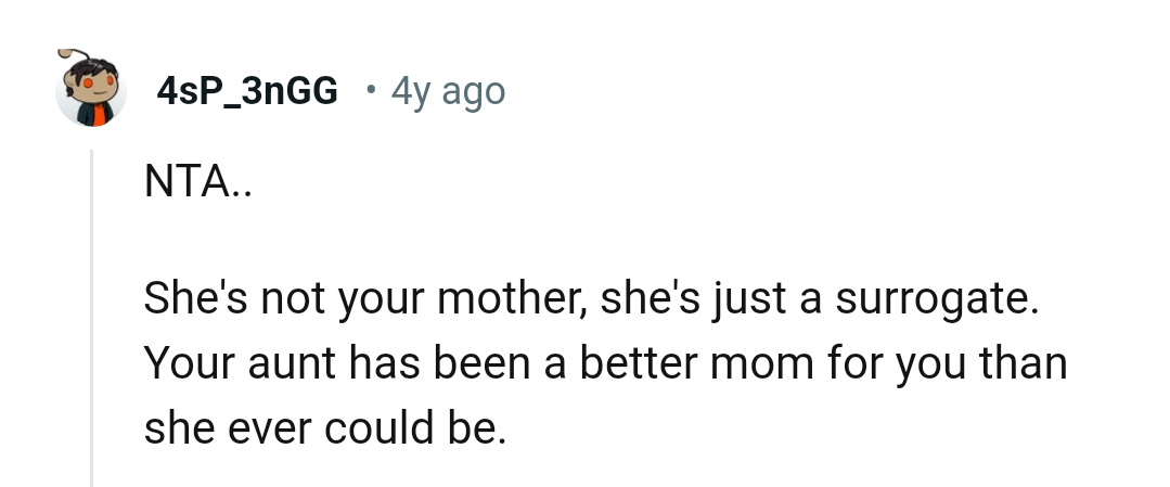She's Not the OP's Mom