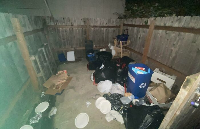 12. My colleagues departed from the dumpster vicinity in this manner. Please assist me in formulating a message for the group chat that conveys frustration yet maintains professionalism.