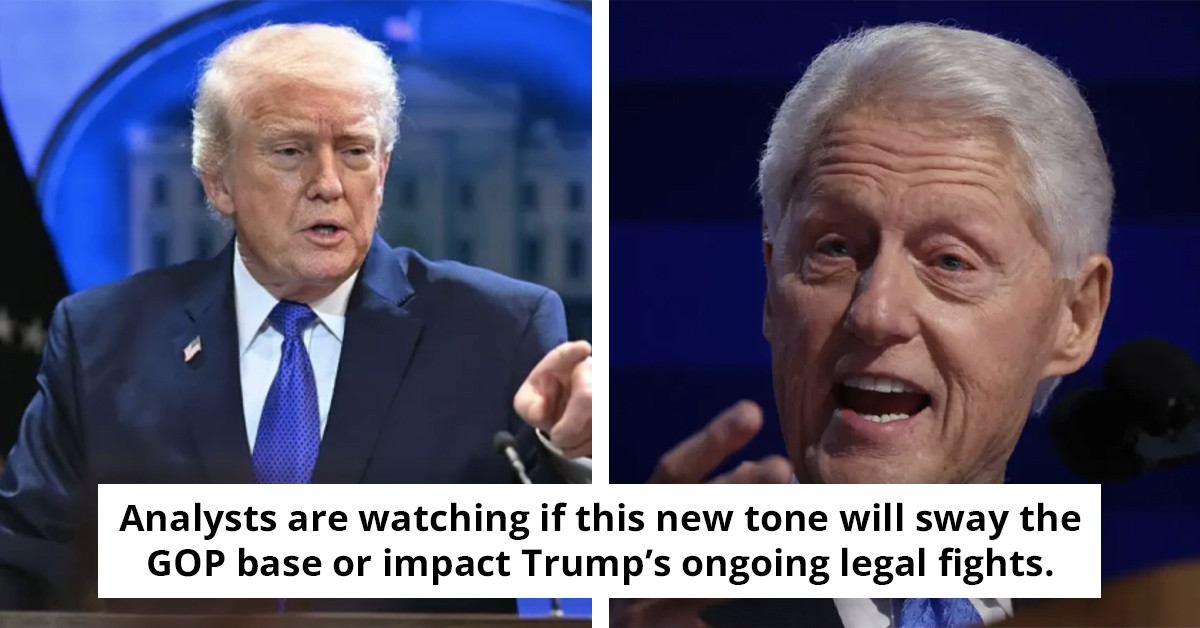 Donald Trump expresses discomfort with Bill Clinton's deposition as demands grow for the President to provide testimony.