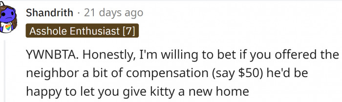 Maybe OP should offer some money.