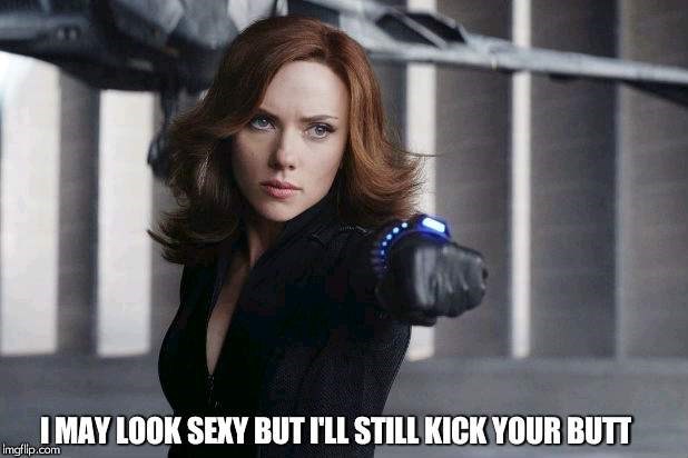 11. Do not mess with Black Widow