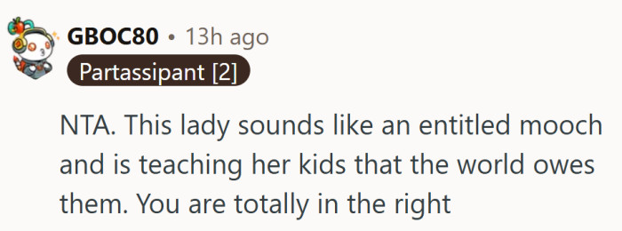 It’s frustrating to see entitlement passed down like a family tradition.