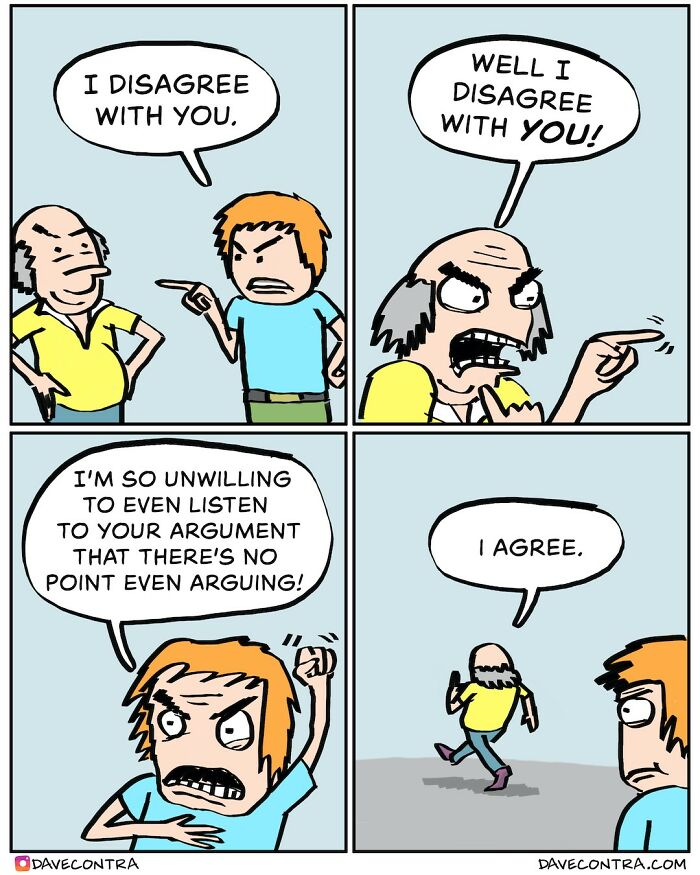 18. Agree to disagree