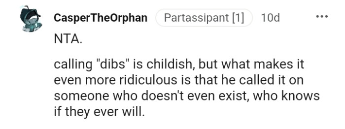 He Called It on Someone Who Doesn't Even Exist