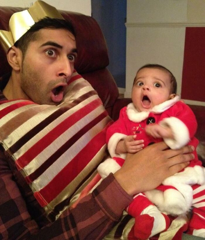 "A Bit Delayed But The Best Pic From My Christmas - I Don't Even Remember What My Niece And I Were Looking At"