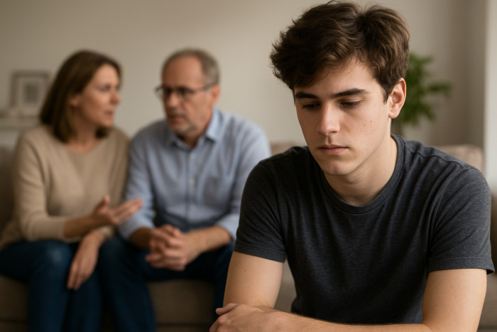 His parents suddenly turned to him — not for emotional support, but for help raising money.