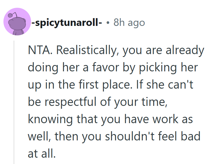 Respect for someone’s time is the quietest form of gratitude—and that part was completely missed.