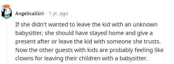 OP turned the wedding into a 