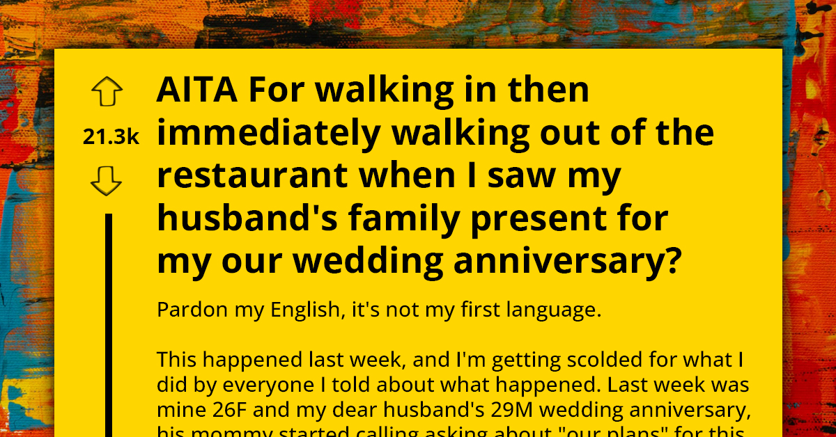 Chaos Ensues As Husband Turns Anniversary Night Into Family Dinner Without Wife's Permission, Wife Called Out By Family For Overreacting