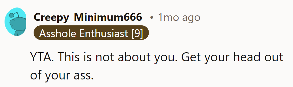 Not their spotlight. Time to pull their heads out.