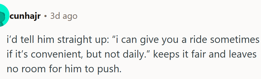 Fair, with no room to push.