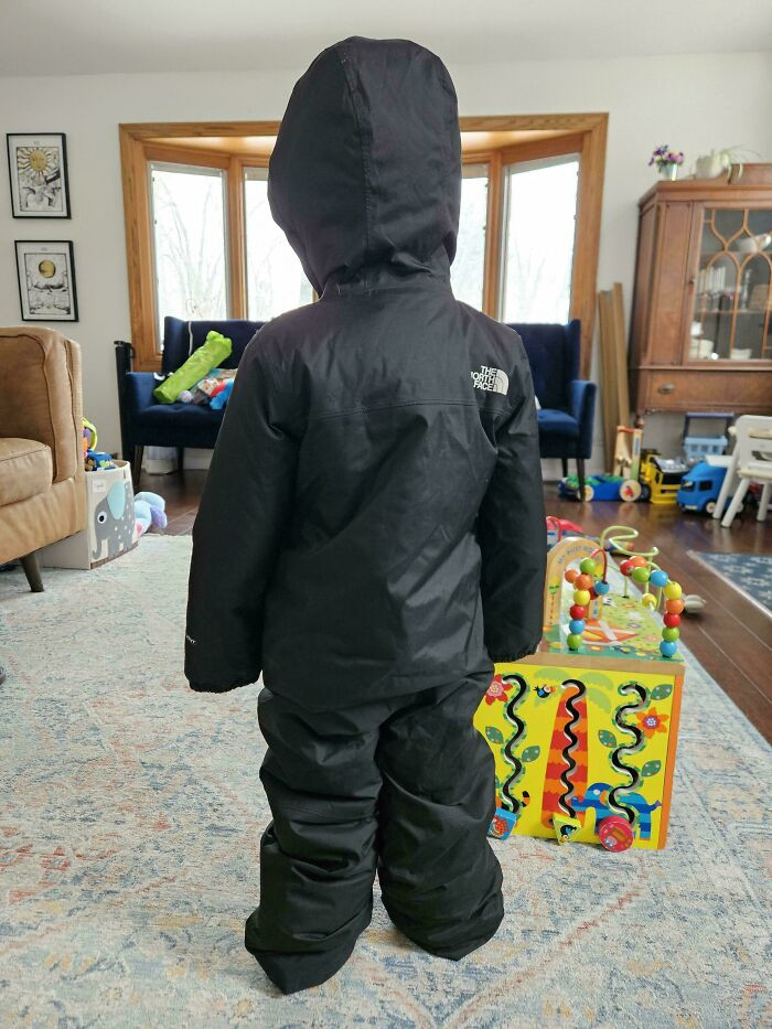 "In For New Snow Pants For My Son And Came Out With This North Face Snow Suit For 19.99"