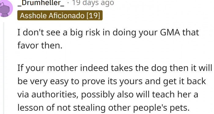 It would be easy to prove a theft