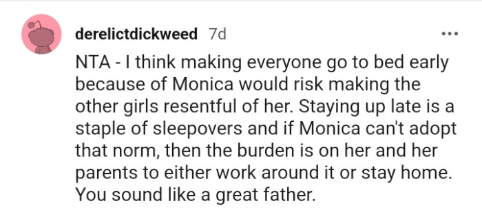 The OP sounds like a great father