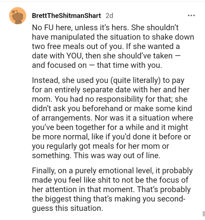 The biggest thing that is making the OP second guess the whole situation