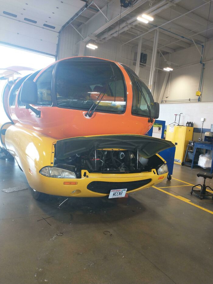 8. Got To Work On The Wienermobile Today