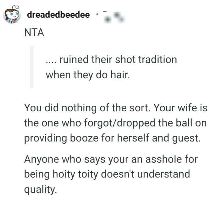 The OP did nothing of that sort