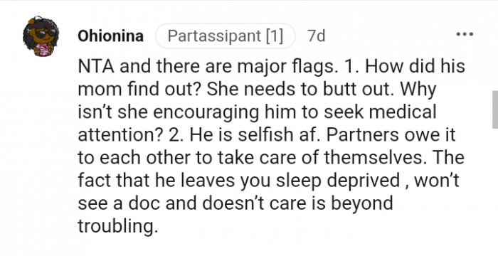 How did his mom find out?