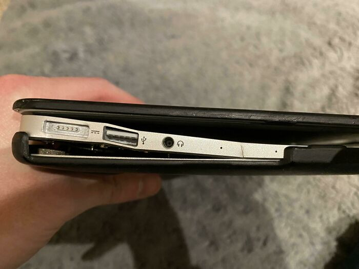 "My Mom Checked A Bag She Was Originally Going To Carry On And Forgot What Was In The Outside Pocket"