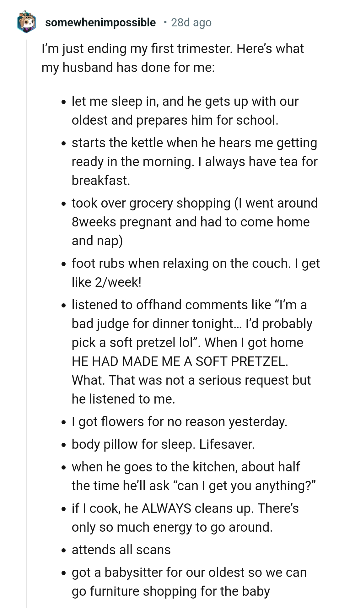 17. A list of things to do