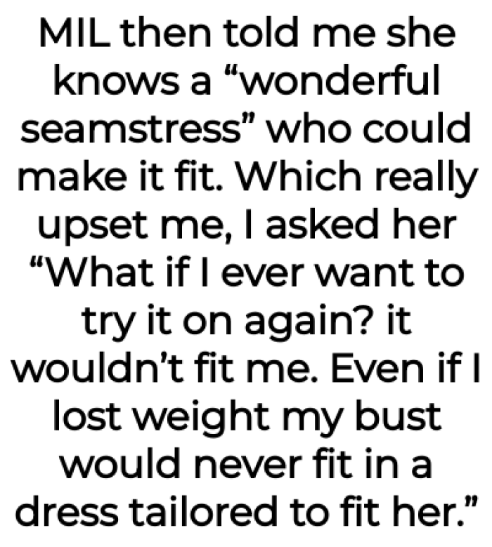 The MIL was persistent, so the OP expressed her concerns: