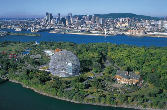 "United States Pavilion At World Expo In Montreal, Canada (1965-1967) By Richard Buckminster Fuller"