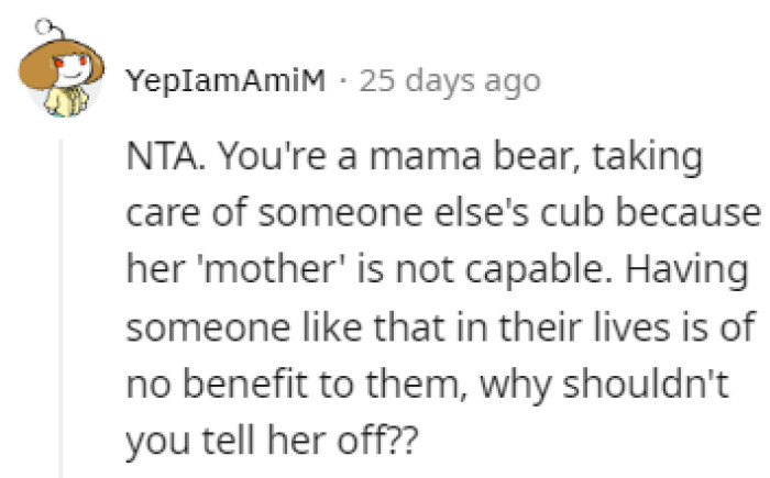 A mama bear