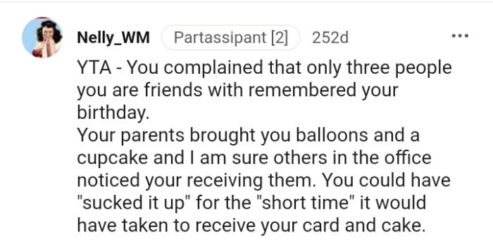 Below are a bunch of the topmost comments from other Redditors in response to the story above