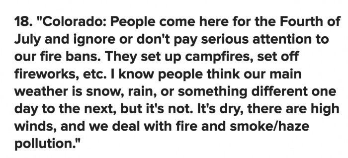 People see nature and think, 'Let's ruin it!'