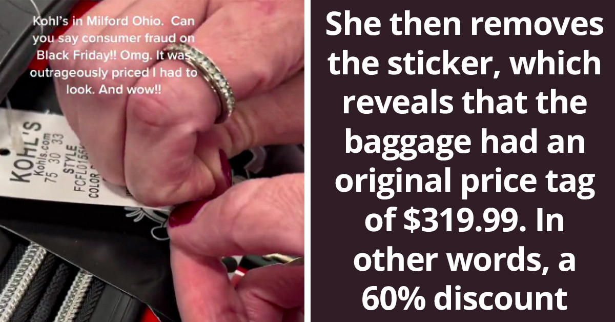 Customer Exposes Kohls Black Friday Scam In Viral TikTok Video