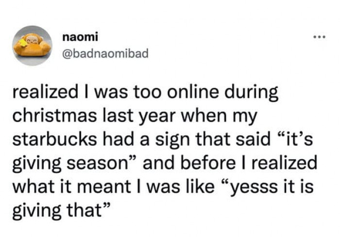 31. Yesss, it is giving that