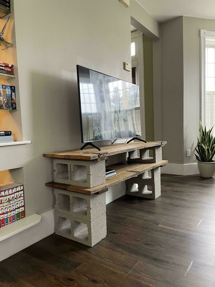"I Made This TV Stand. What Do You Think?"