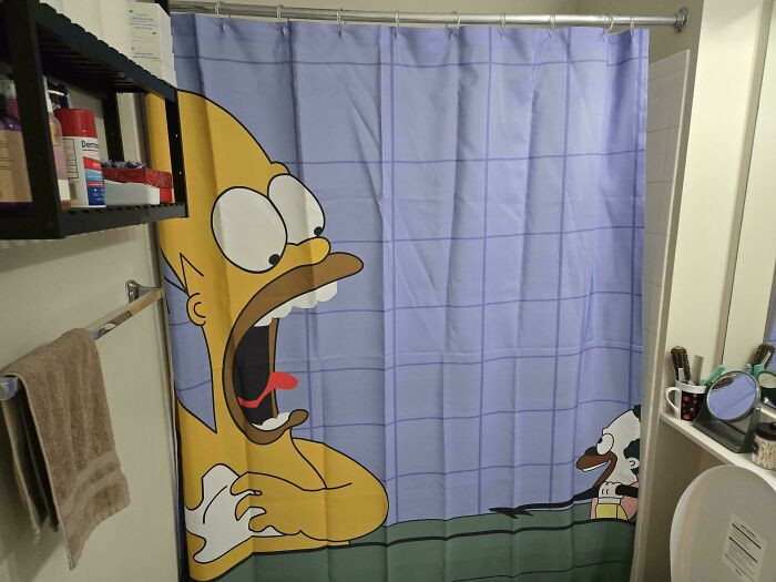 "My New Shower Curtain"