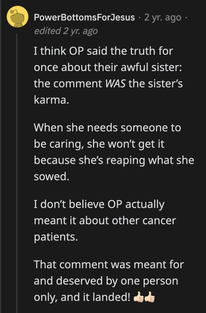 Ava Was Unfairly Expecting Her Siblings to Cry in Sympathy Over Her Cancer Diagnosis. She Conveniently Forgot How She Treats Them, Even Now as Adults.