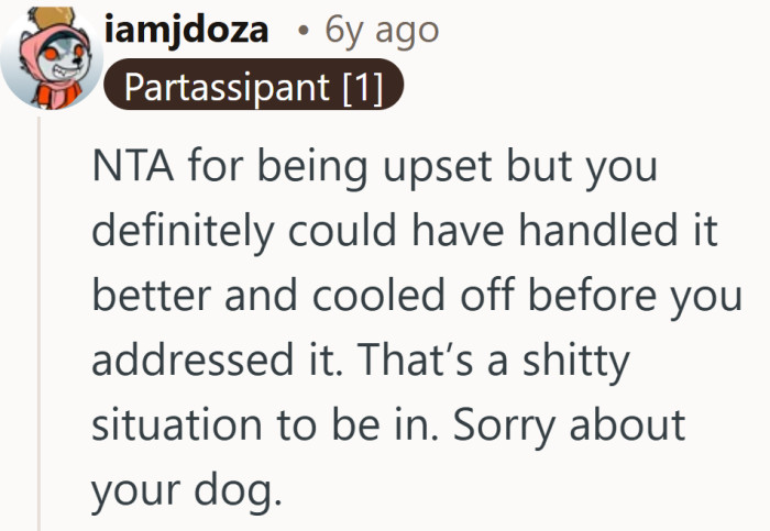 It makes space for both the panic of the moment and the regret that followed.