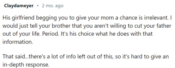 There has to be something more to this story.