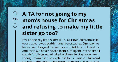 Teenage Girls Move Into Their Uncle's Home Because of Their Strict Stepdad, Refuses to Drop By for Christmas Despite Their Mom's Pleas