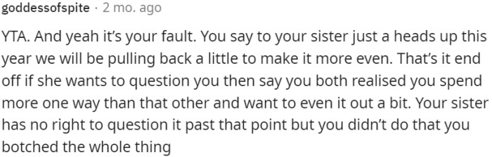 Poor communication between siblings