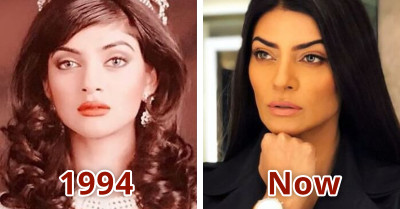 A Look Back - Comparing Then And Now Photos Of 12 Former Beauty Queens