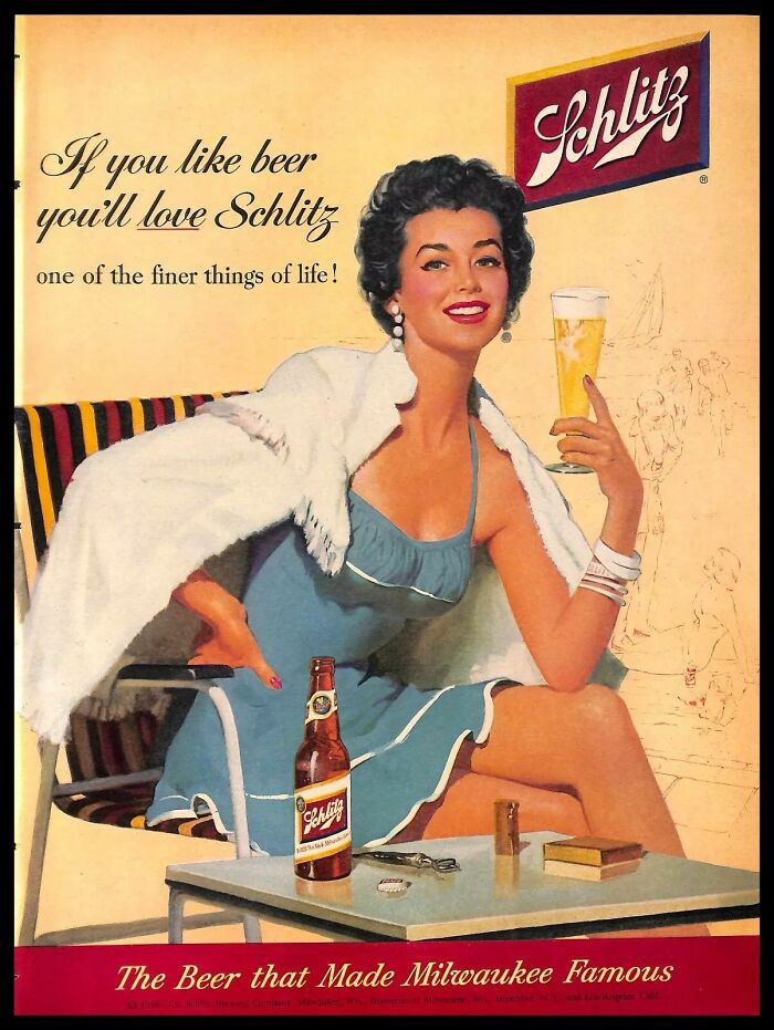 1954, Schlitz Beer