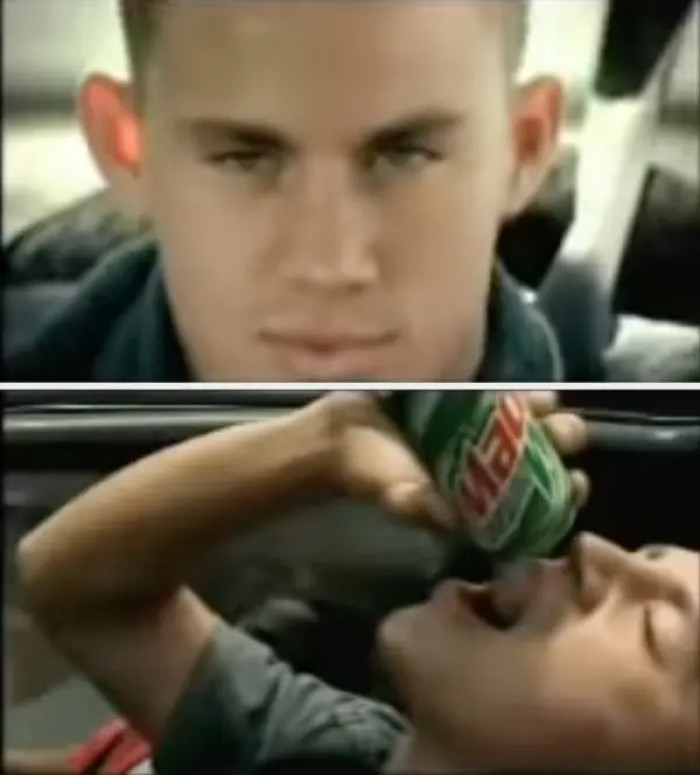 8. After modeling for companies like Abercrombie & Fitch, Channing Tatum started his career in TV by doing Pepsi and Mountain Dew commercials in 2002. He used to model for Abercrombie & Fitch and other companies.