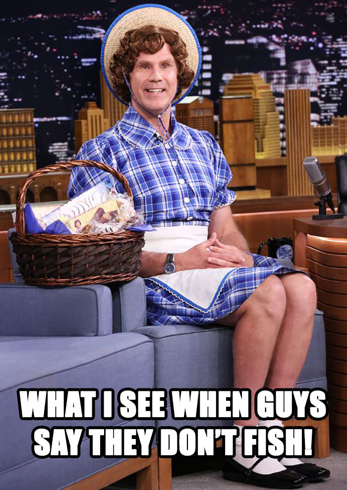 6. Fishing = Peak Masculinity