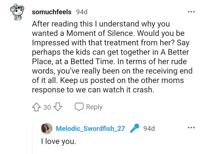 The OP has really been on the receiving end of it all